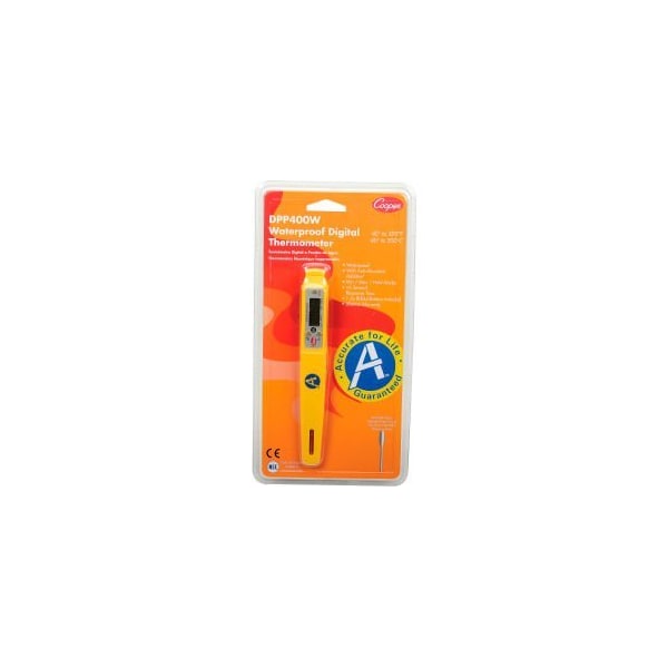Cooper-Atkins DPP400W - Digital Thermometer, Waterproof, Pen Style, Auto Shut-Off